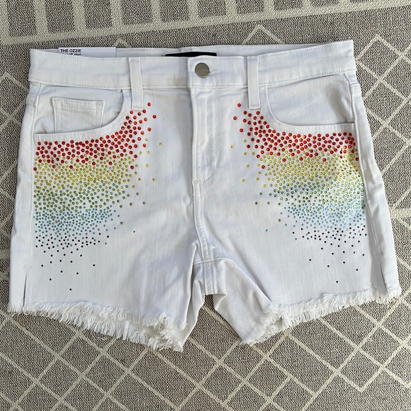 Joe's Jeans Pants - Joe’s Jeans Stephanie Gottlieb collab. Ozzie short. Size 25. White. Chelsea. NWT